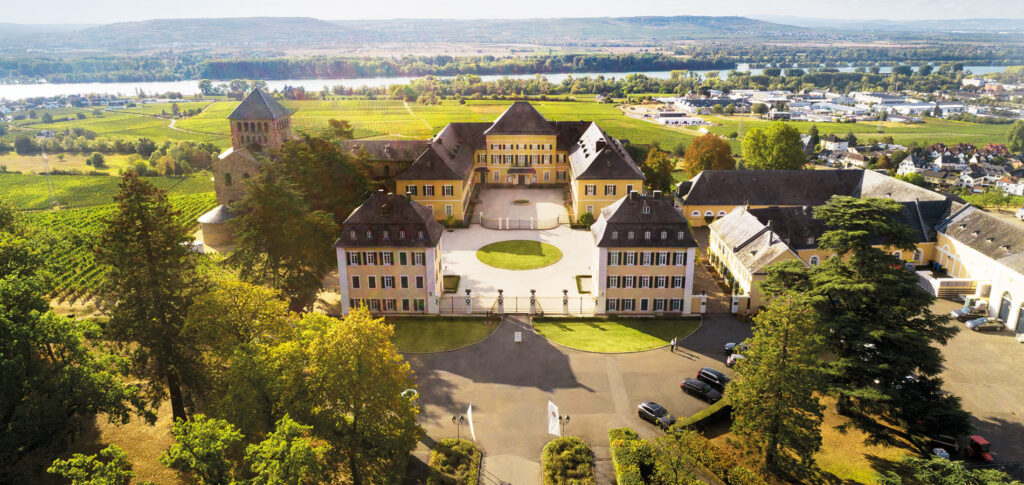 Schloss Johannisberg von oben